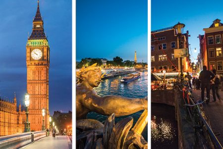 14 DAYS LONDON, PARIS & AMSTERDAM CITY PACKAGES